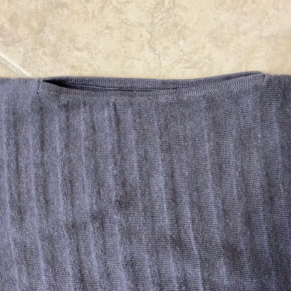 LULULEMON Forward Flow Poncho women’s one size Gray silk blend Ribbed - Picture 12 of 16